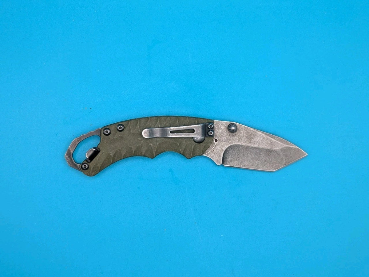 Kershaw 8750TOLBW Shuffle Linerlock Olive Green Folding Knife Pocket Folder