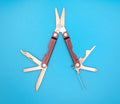 Leatherman Micra Multi-Tool, Knife, Scissors, Key Ring, Maroon!