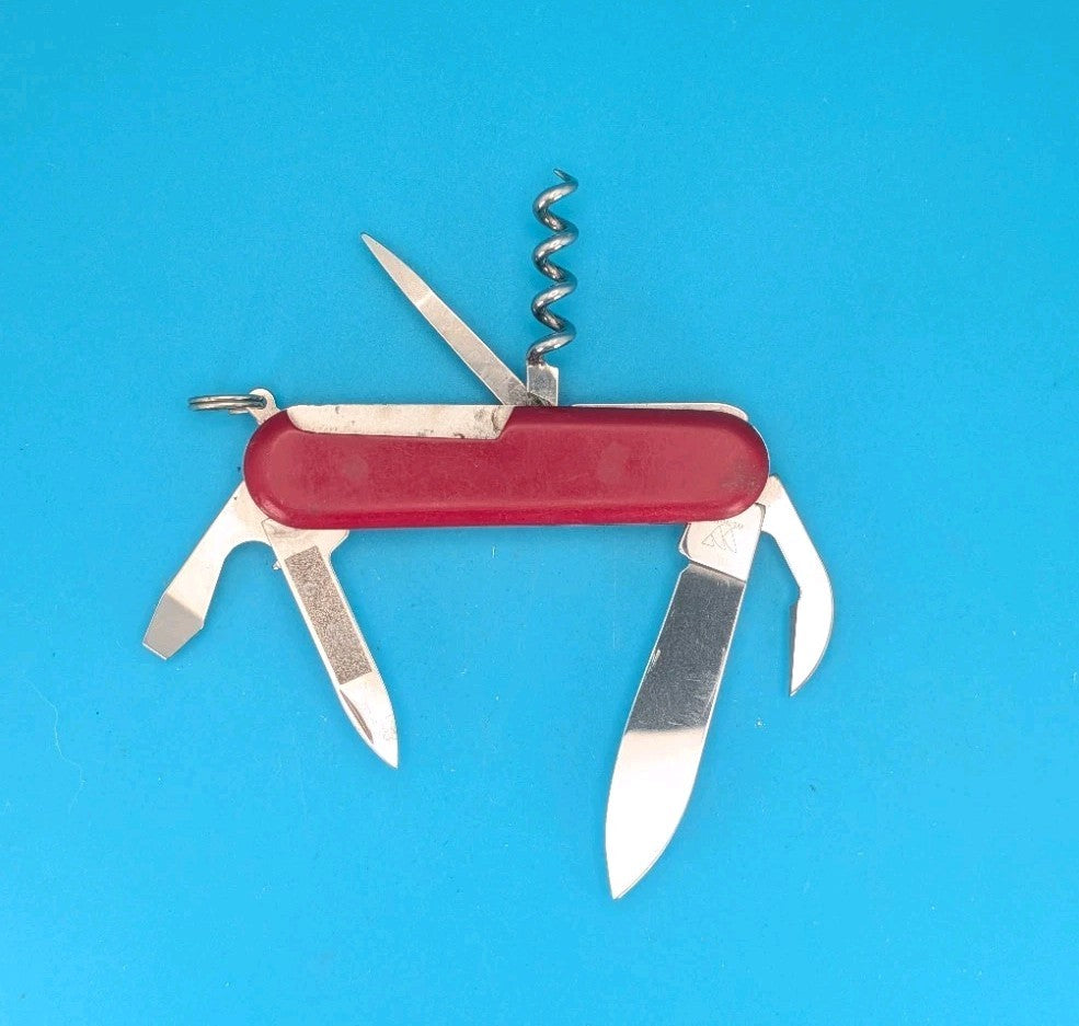 Wenger Commander Swiss Army Knife Multi Tool! Red!