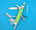 CUSTOM VICTORINOX EXPLORER GLOW IN THE DARK SWISS ARMY KNIFE MULTI TOOL! 91mm
