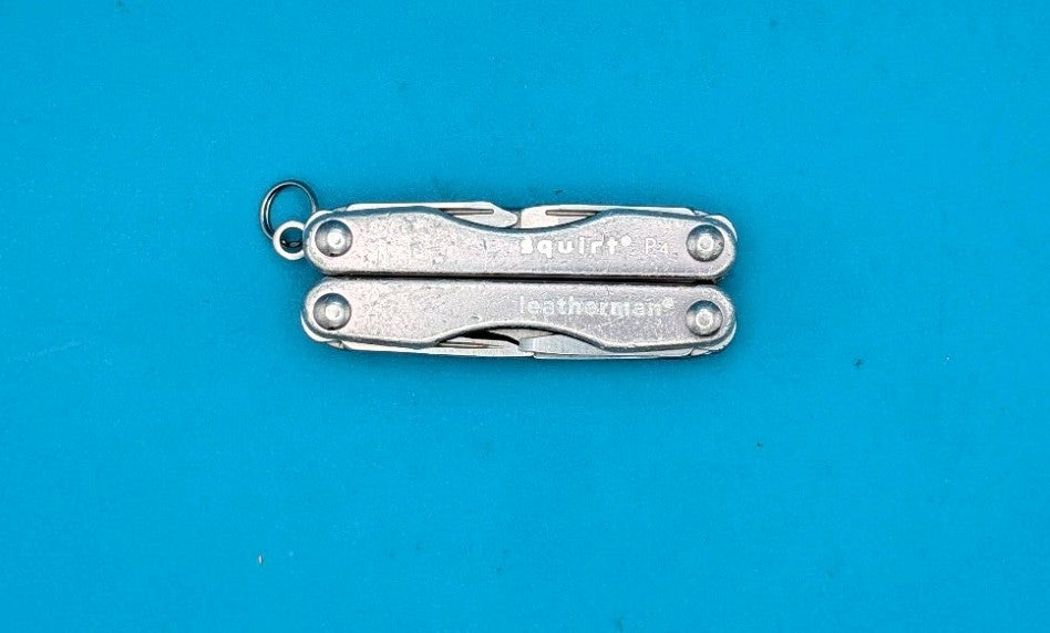 Leatherman Squirt P4 Multi-Tool, Key Ring, Retired, GRAY!