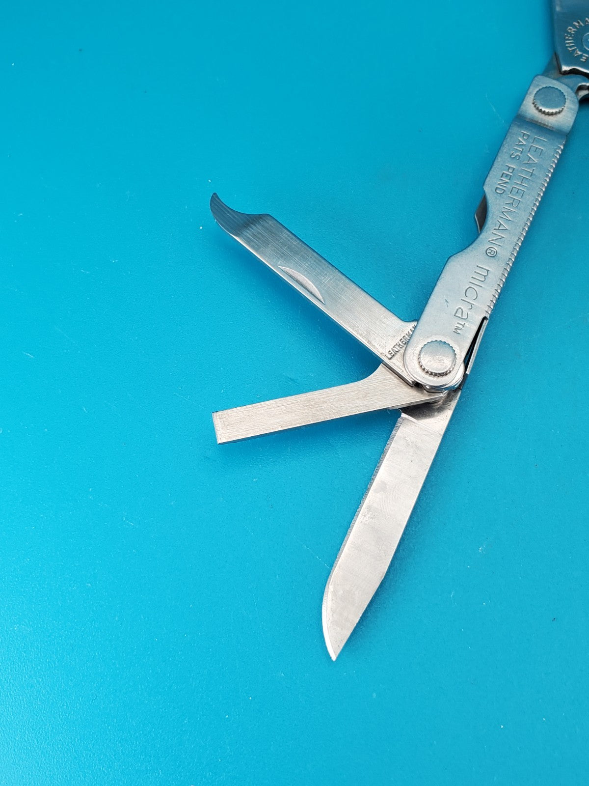 Leatherman Micra Multi-Tool, Knife, Scissors, Key Ring, Stainless!