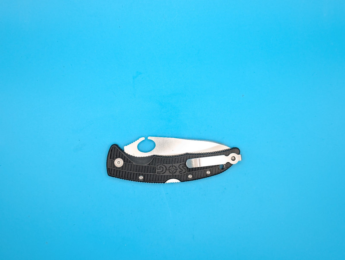 Sog Sogzilla Combo Edge Single Blade EDC Lockback Knife! Black!