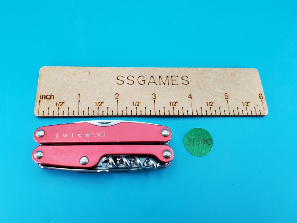 Leatherman Juice SC2 Red Retired Knife Multi Tool! RARE!