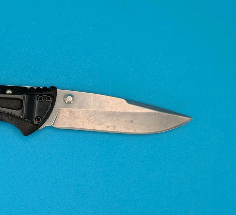 Buck USA 285 Black Handle Lockback Folding Pocket Knife!
