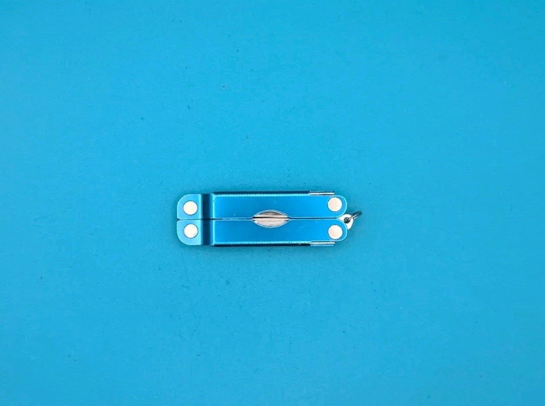 Leatherman Micra Multi-Tool, Knife, Scissors, Key Ring, Blue!