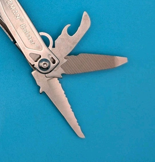 Leatherman Bolster 13 Tool Stainless Steel Multi-Tool! With Sheath!
