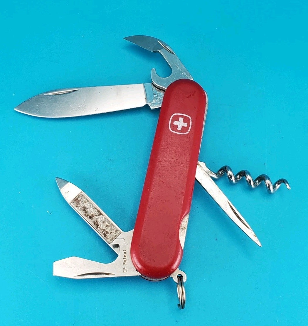 Wenger Commander Red Swiss Army Knife Multi Tool!