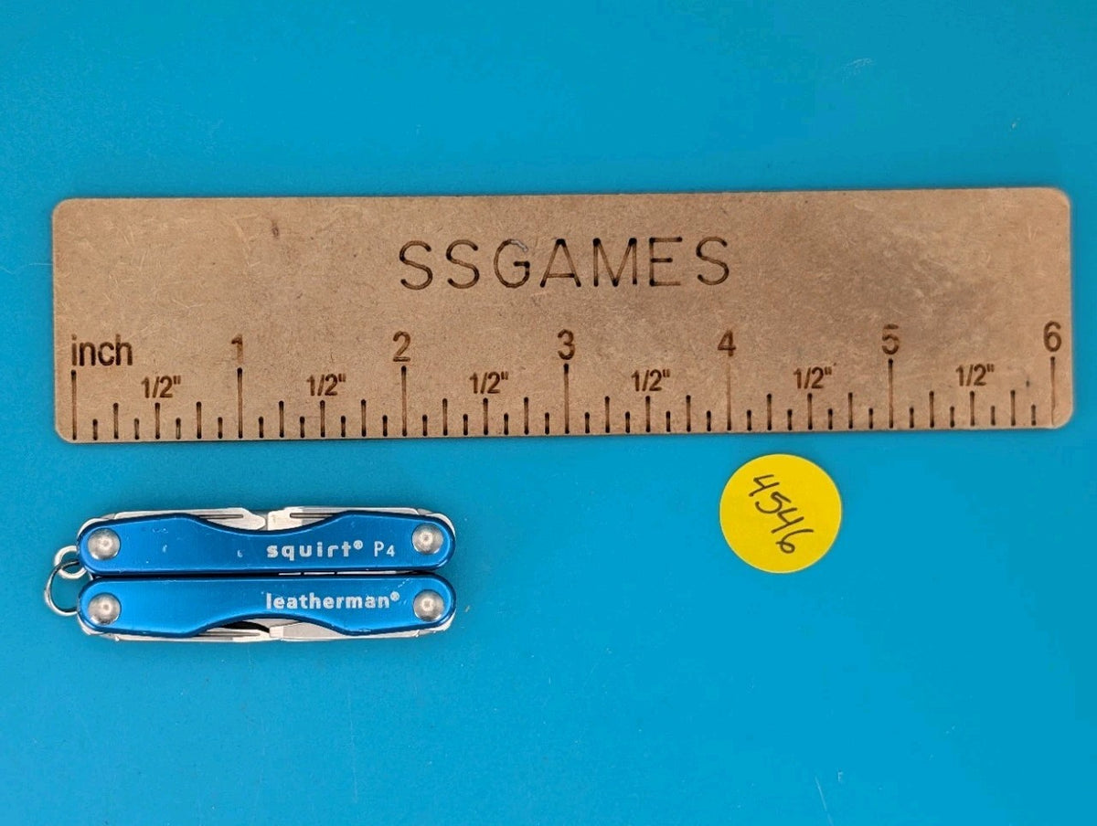 Leatherman Squirt P4 Multi-Tool, Key Ring, Retired, Blue