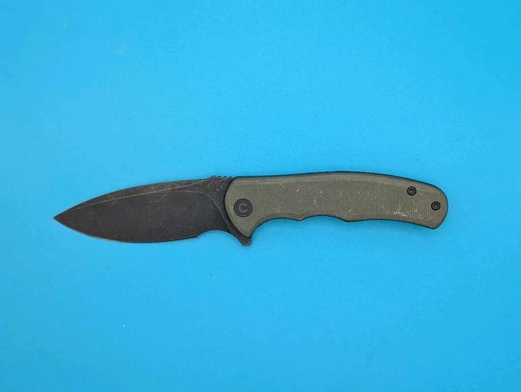 Civivi Mini Praxis Flipper Pocket Knife Liner Lock Plain Edge Blade! Olive Green