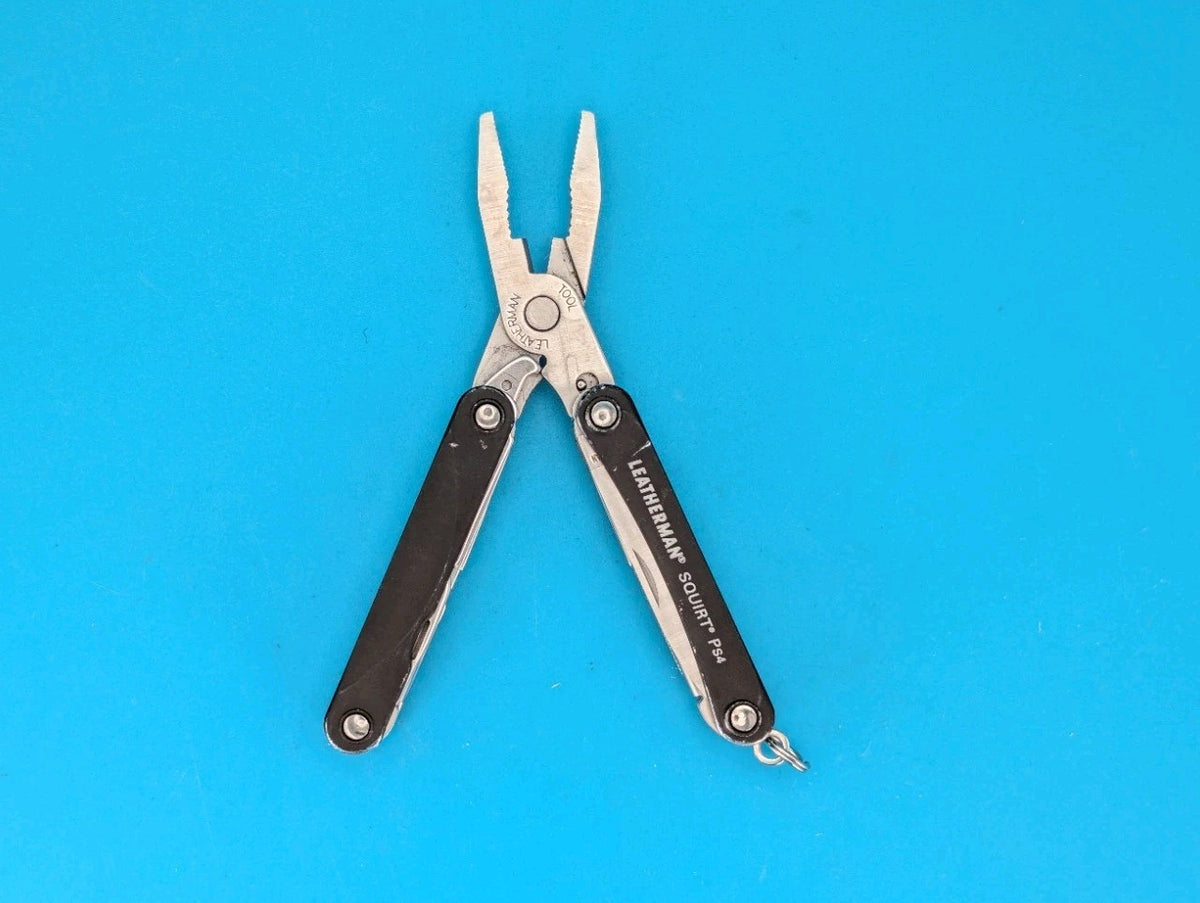 Leatherman SQUIRT PS4 Multi-Tool With Pliers Scissors Knife BLACK!