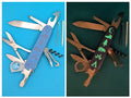 CUSTOM VICTORINOX EXPLORER GLOW IN THE DARK SWISS ARMY KNIFE MULTI TOOL! 91mm