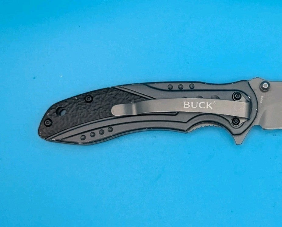 Buck Trigger 865 Liner Lock Folding Flipper Pocket Knife Aluminum - Discontinued