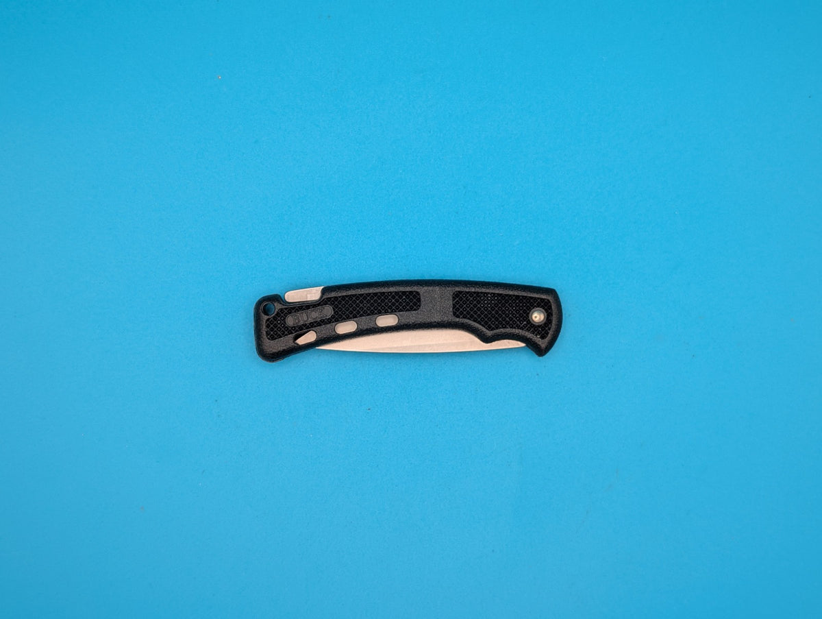 Vintage Buck 444 Bucklite Plain Edge Lockback Pocket Knife! Duck's Unlimited!