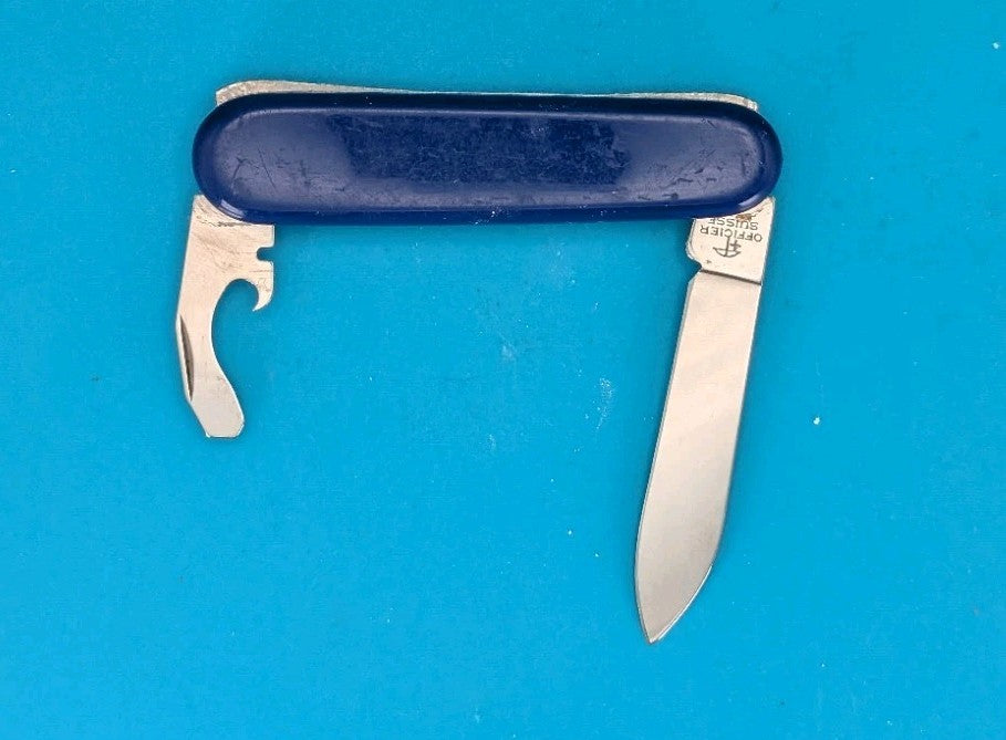 Victorinox Economy Bantam Blue Swiss Army Knife Multi Tool! 84mm. FORD