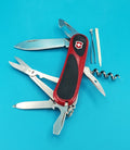 Victorinox Delemont EVOGRIP 14 Red & Black Swiss Army Knife Multi Tool!