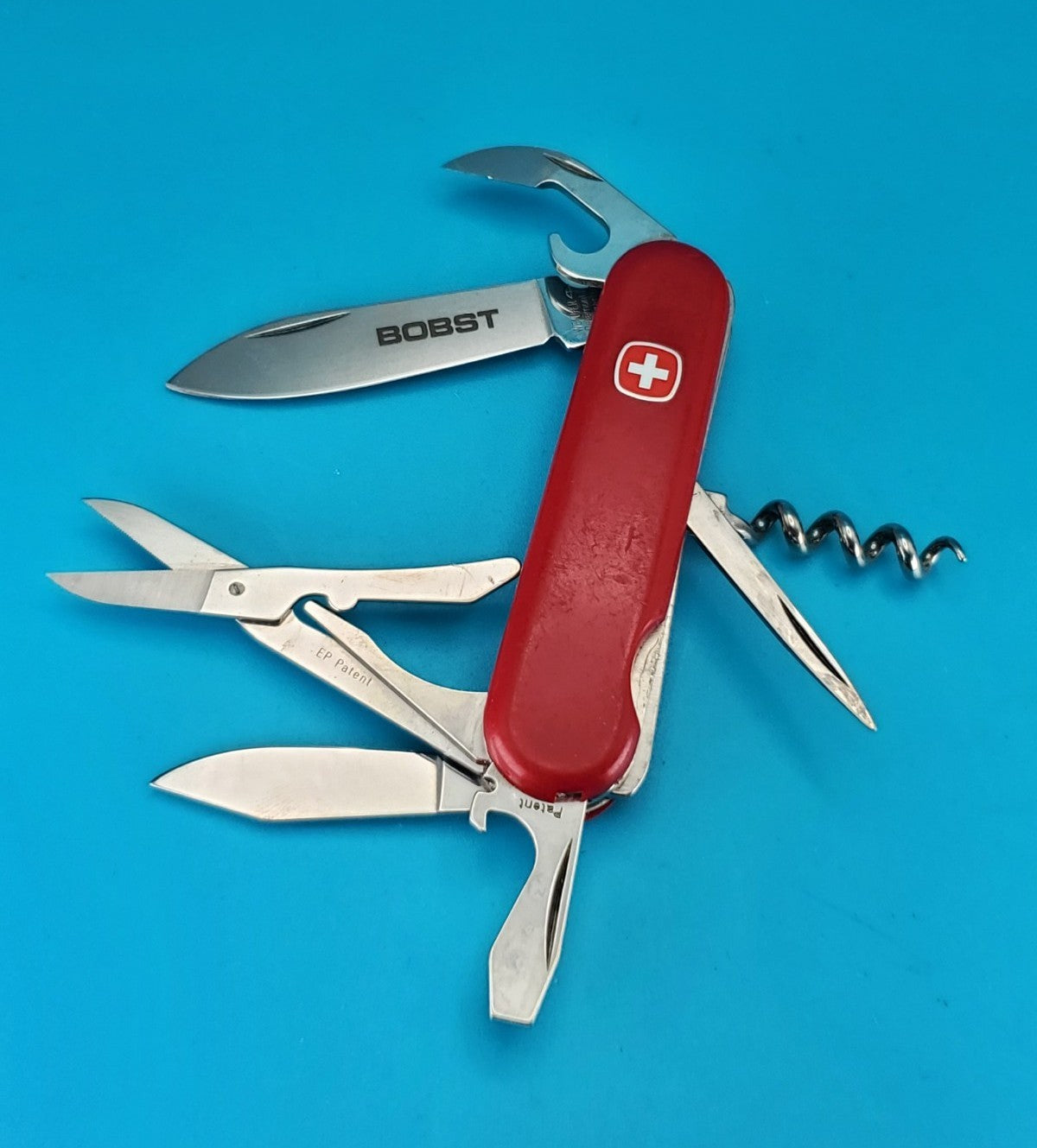 Wenger Classic 141 Red Swiss Army Knife Multi Tool! With Rare Clip Point Blade