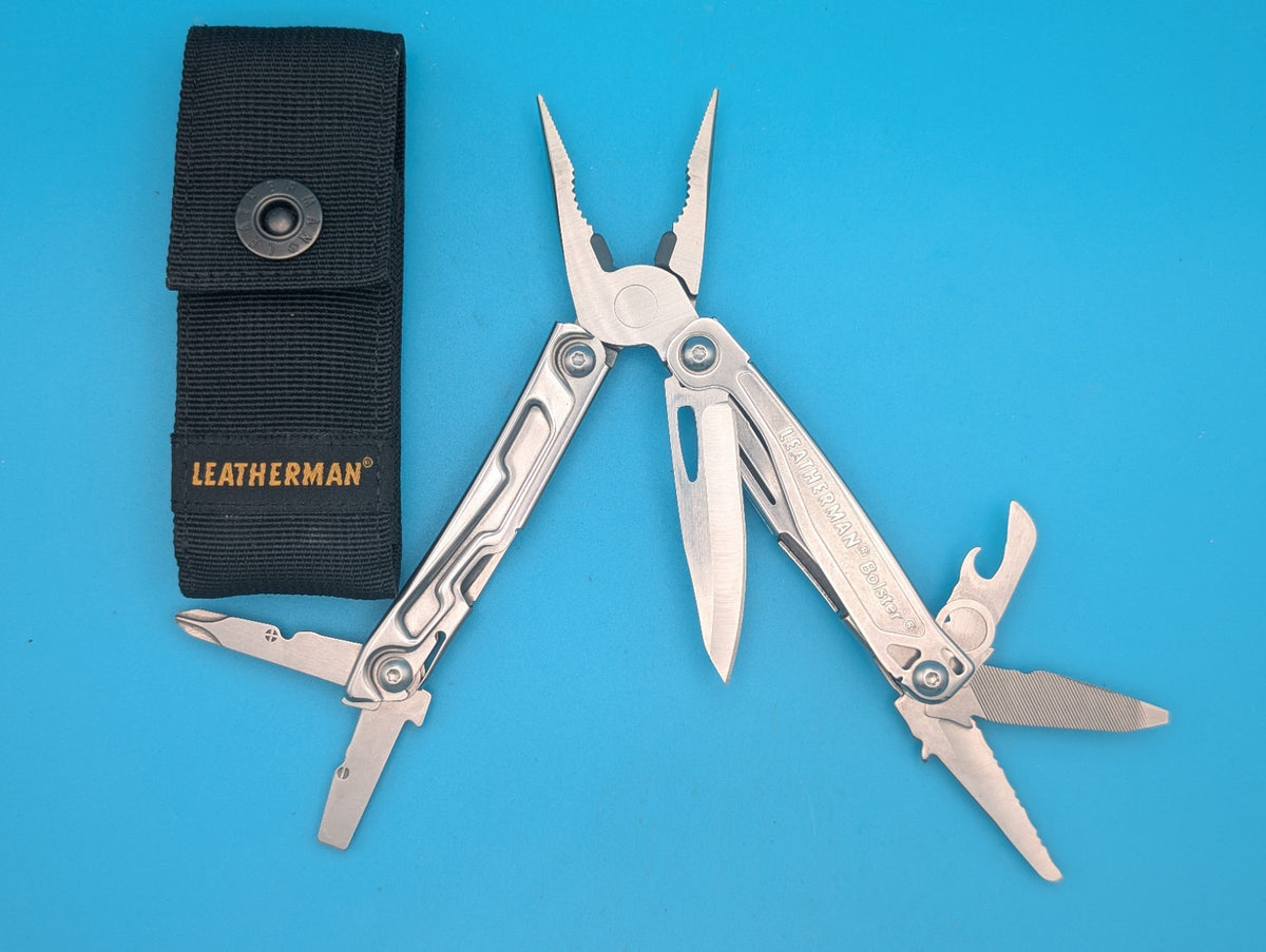 Leatherman Bolster 13 Tool Stainless Steel Multi-Tool! With Sheath!