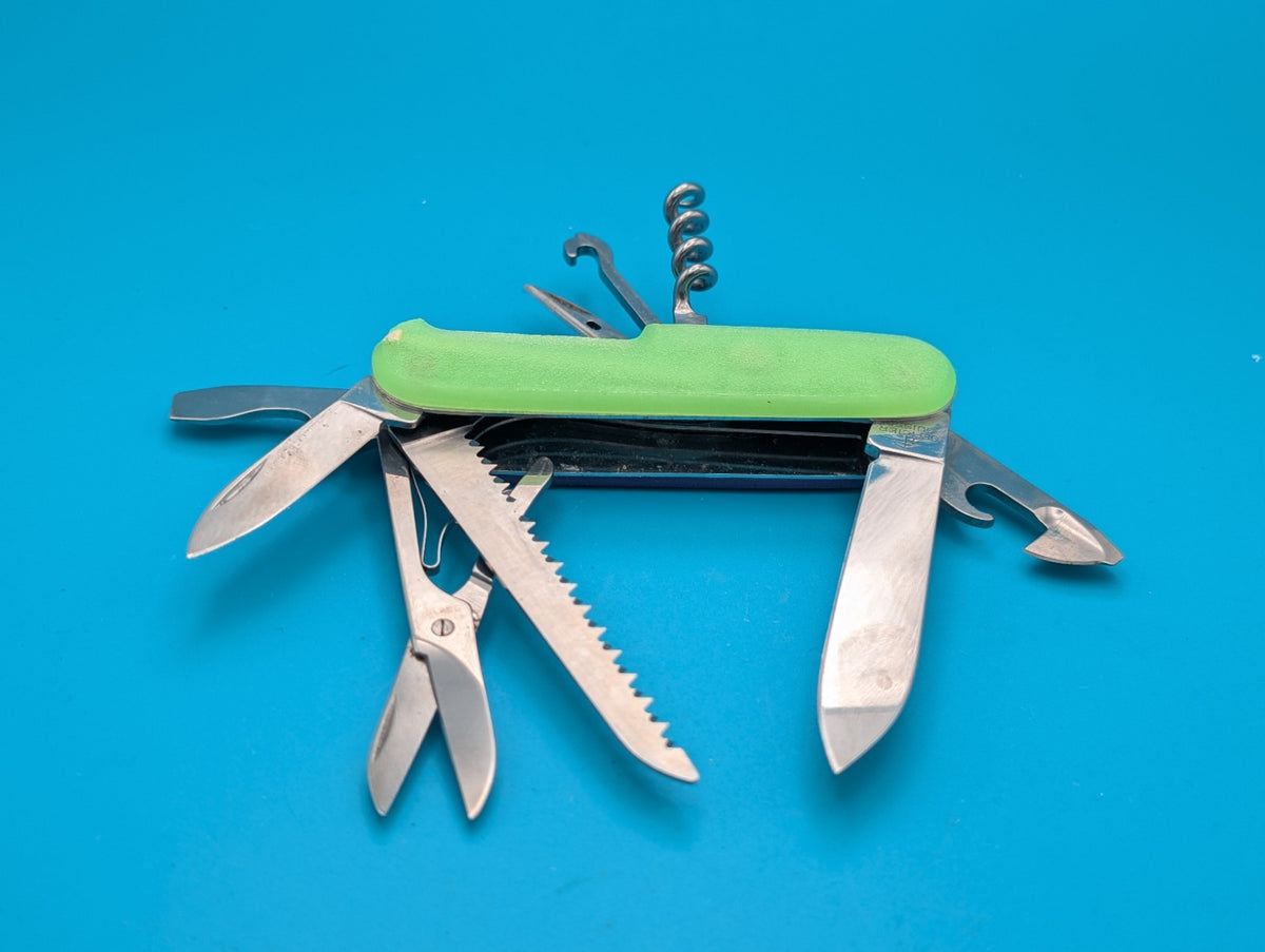 Custom Victorinox Huntsman Glow in the Dark Swiss Army Knife Multi Tool!