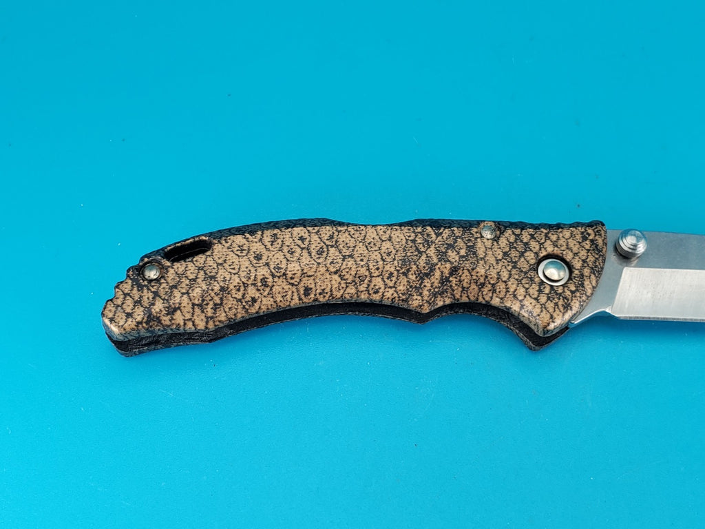 Buck USA 284 Lockback Folding Pocket Knife! COPPERHEAD SNAKE DESIGN