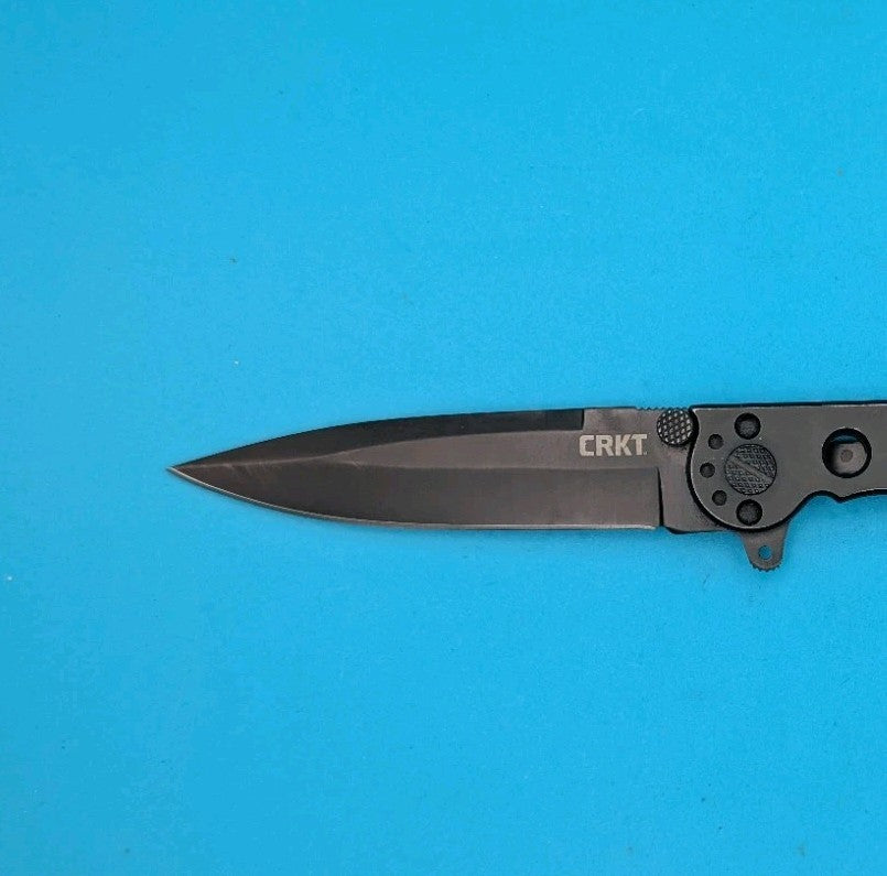 CRKT M16-01KS Carson Design Frame Lock Plain Edge Black Pocket Knife!!!