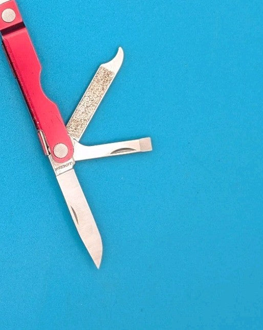 Leatherman Micra Multi-Tool, Knife, Scissors, Key Ring, Red