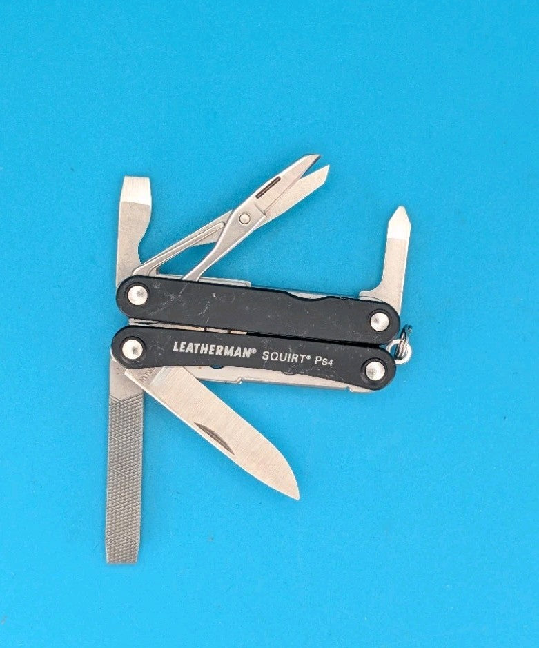 Leatherman SQUIRT PS4 Multi-Tool With Pliers Scissors Knife BLACK!