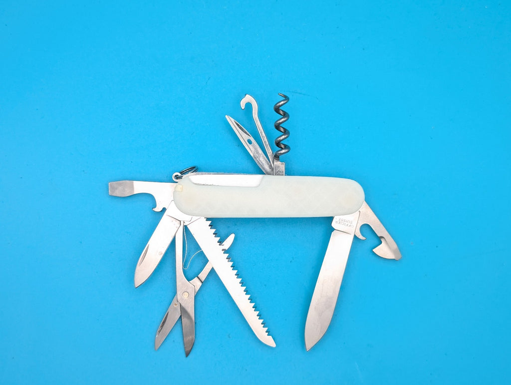 Custom Victorinox Huntsman Glow in the Dark Swiss Army Knife Multi Tool!