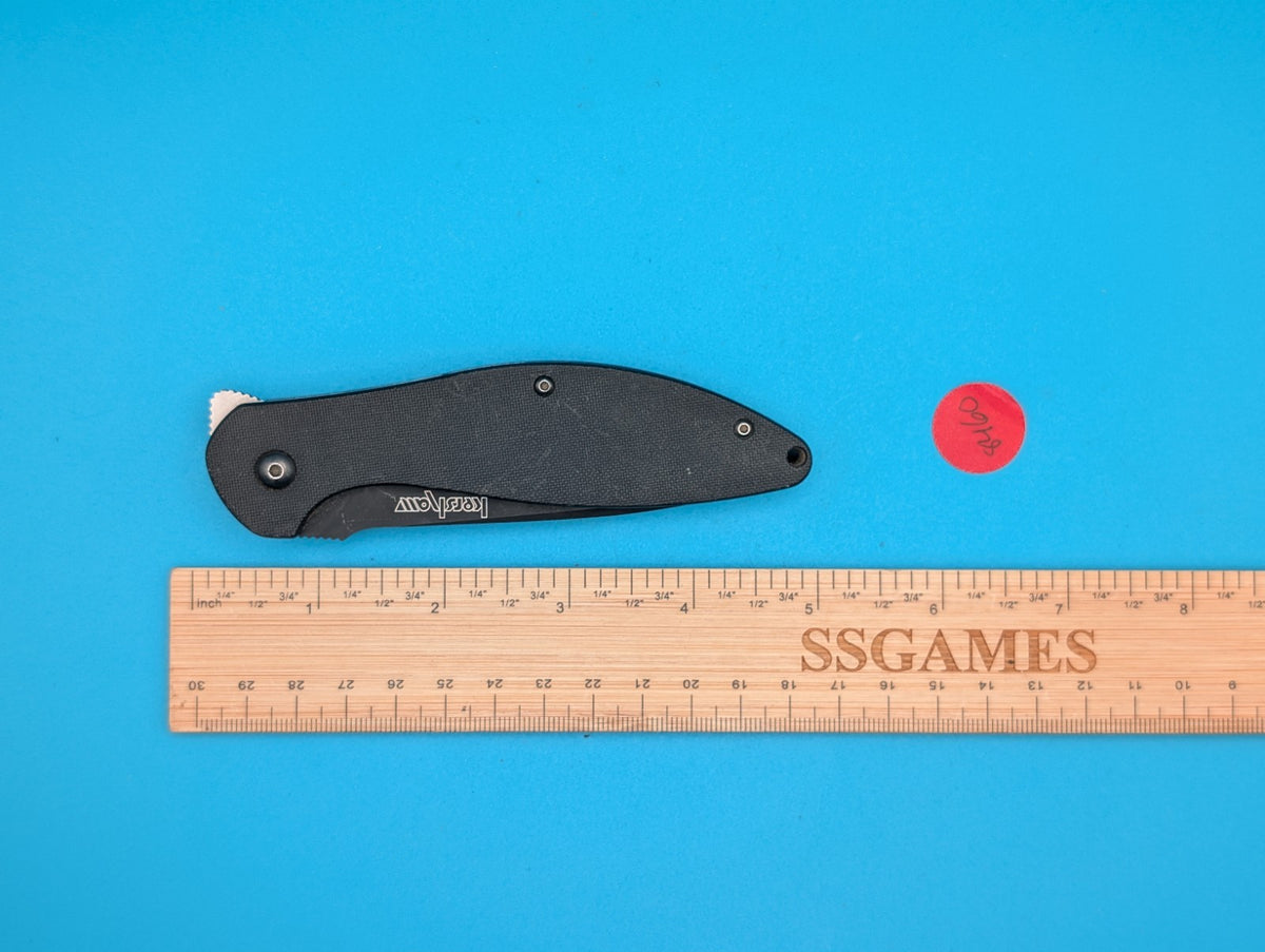 KERSHAW 1745BLK ENER-G2 BLACK LEE WILLIAMS DESIGN FLIPPER OPEN POCKET KNIFE!