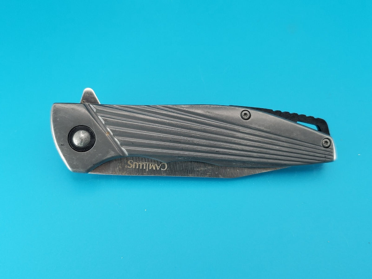 Camillus D2 Steel Flipper Open Pocket Knife!