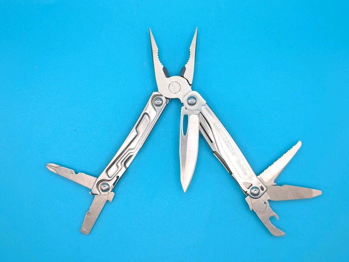 Leatherman Bolster 13 Tool Stainless Steel Multi-Tool with Sheath