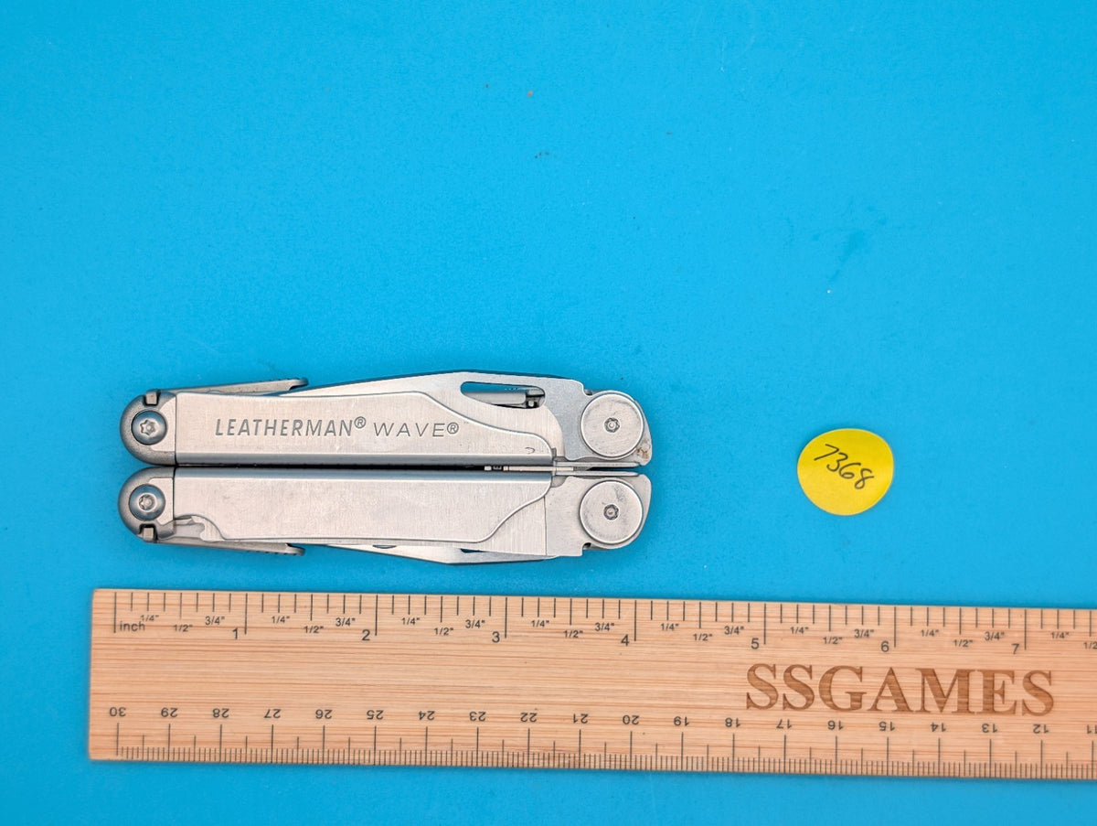 Leatherman Wave Multi Tool! Stainless! Retired! Free Shipping!