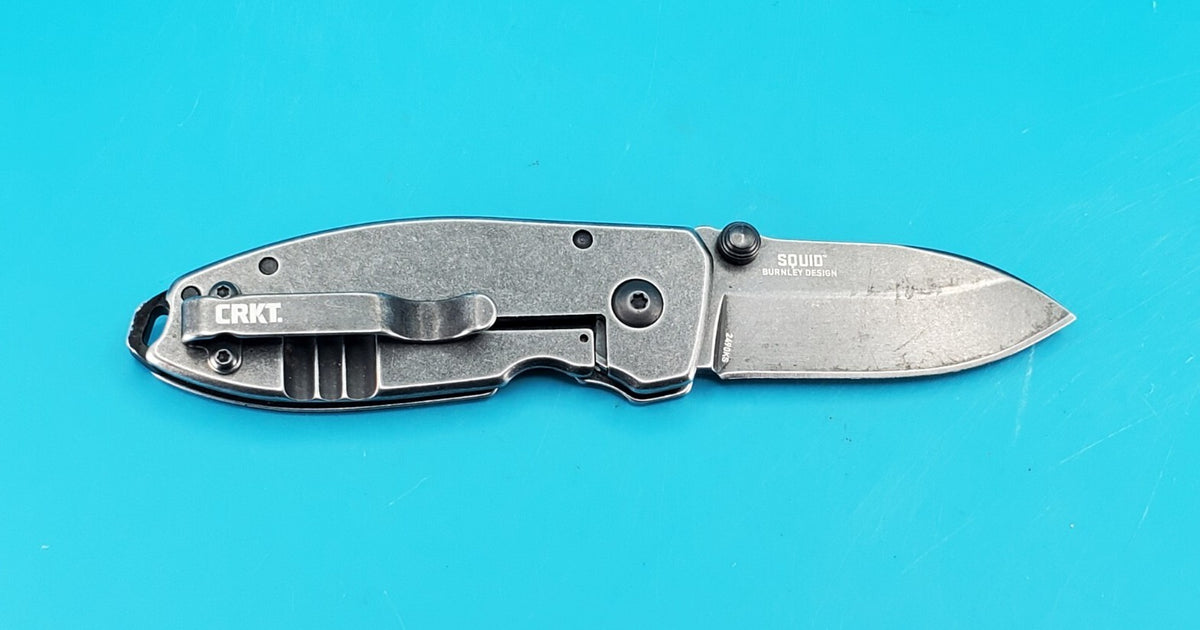 CRKT 2490KS Squid Burnley Design Pocket Knife!