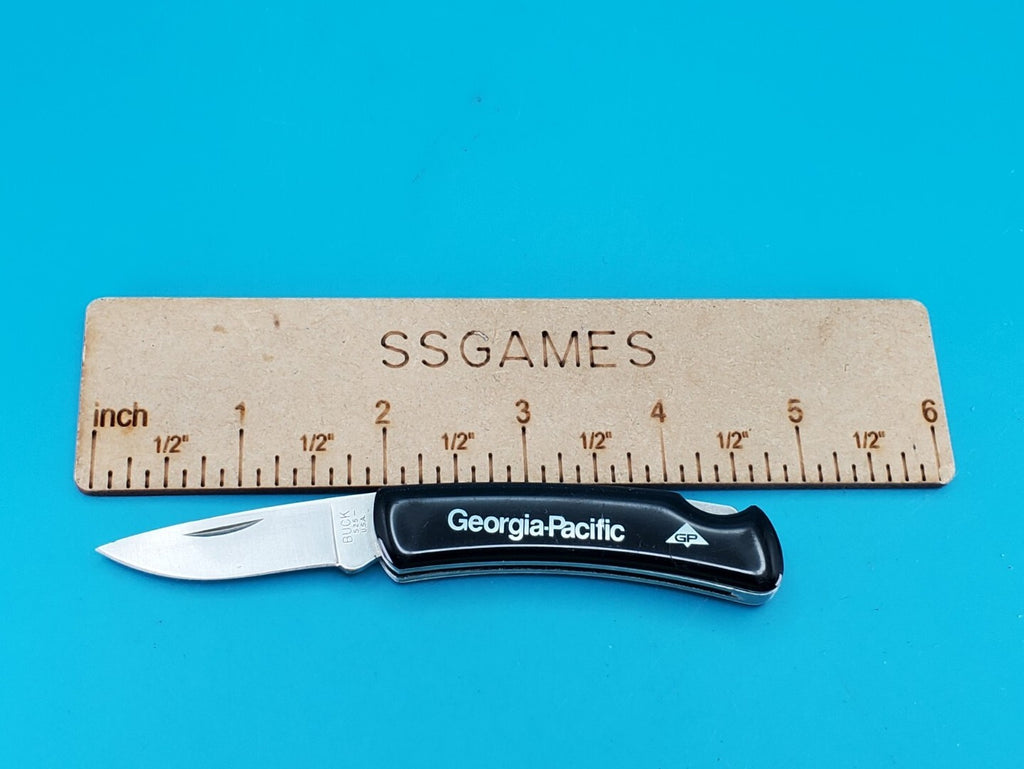 Vintage Buck 525 Plain Edge Lockback Gentleman's Folding Pocket Knife! 1992