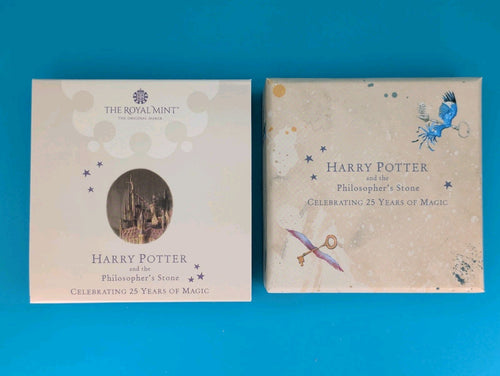 2023 Harry Potter Hogwarts School 50p Coloured BU Pack Royal Mint 25 Years Magic