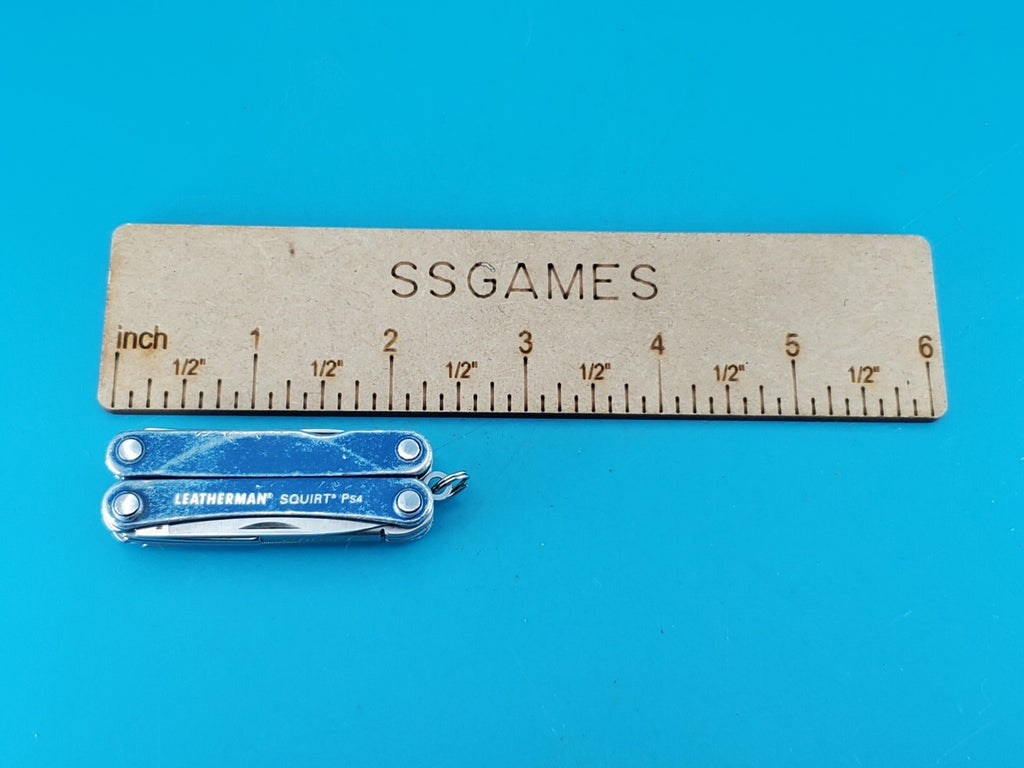 Leatherman SQUIRT PS4 Multi-Tool With Pliers Scissors Knife BLUE!