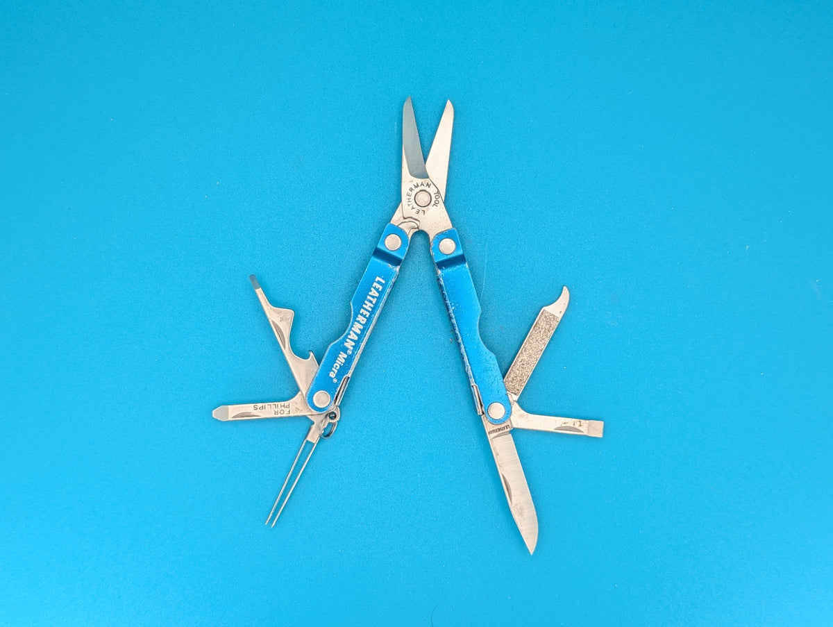 Leatherman Micra Multi-Tool Knife Scissors Key Ring! MIXED COLORS! LOT OF 5!