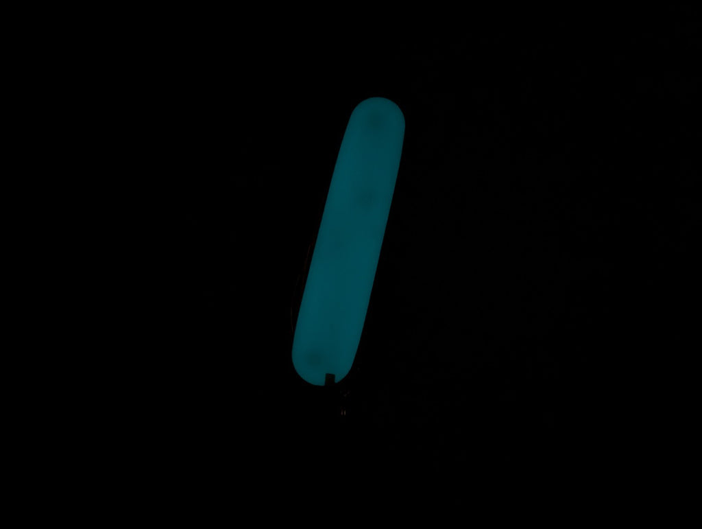Custom Victorinox Huntsman Blue Glow in the Dark Swiss Army Knife Multi Tool!