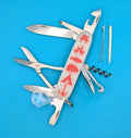 CUSTOM VICTORINOX EXPLORER GLOW IN THE DARK SWISS ARMY KNIFE MULTI TOOL! 91mm