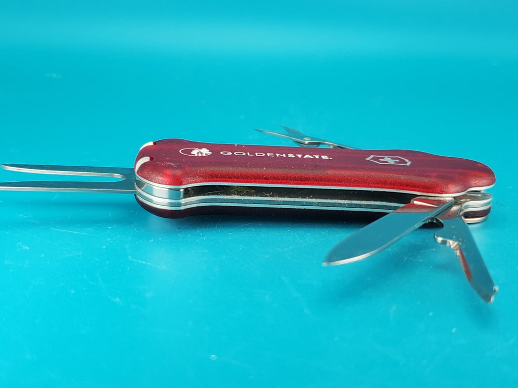 Victorinox Golf Tool Swiss Army Knife! Red Translucent! *GOLDENSTATE*