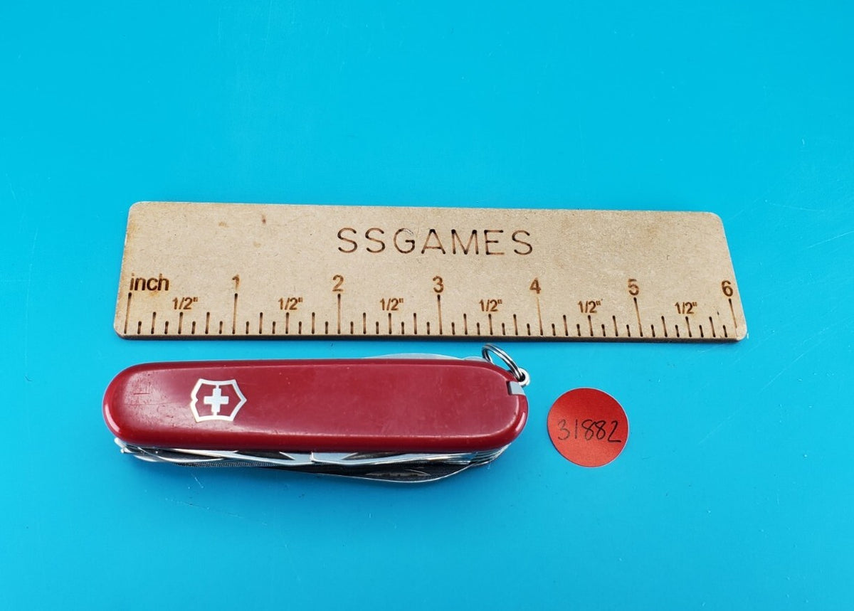 Victorinox Custom Ranger Swiss Army Knife Red Multi-Tool! With Fish Scaler!