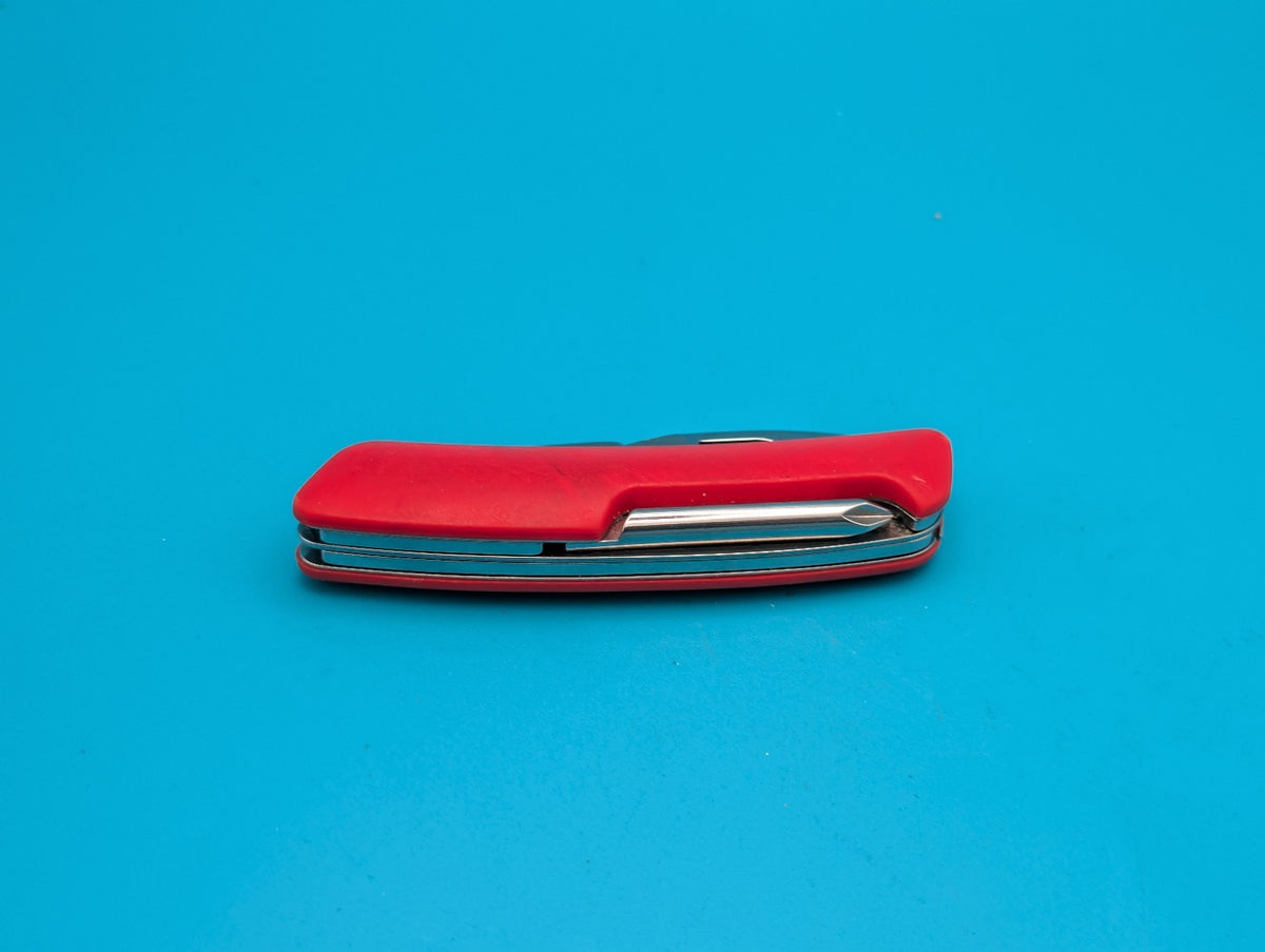 Swiza D16-123 Swiss Pocket Knife Stainless Steel Blades OD Red Synthetic Handle