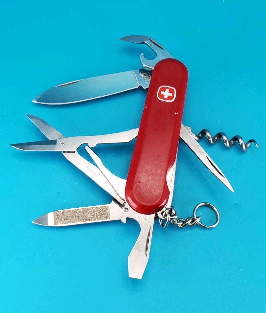 Wenger Traveler Red Swiss Army Knife Multi Tool!
