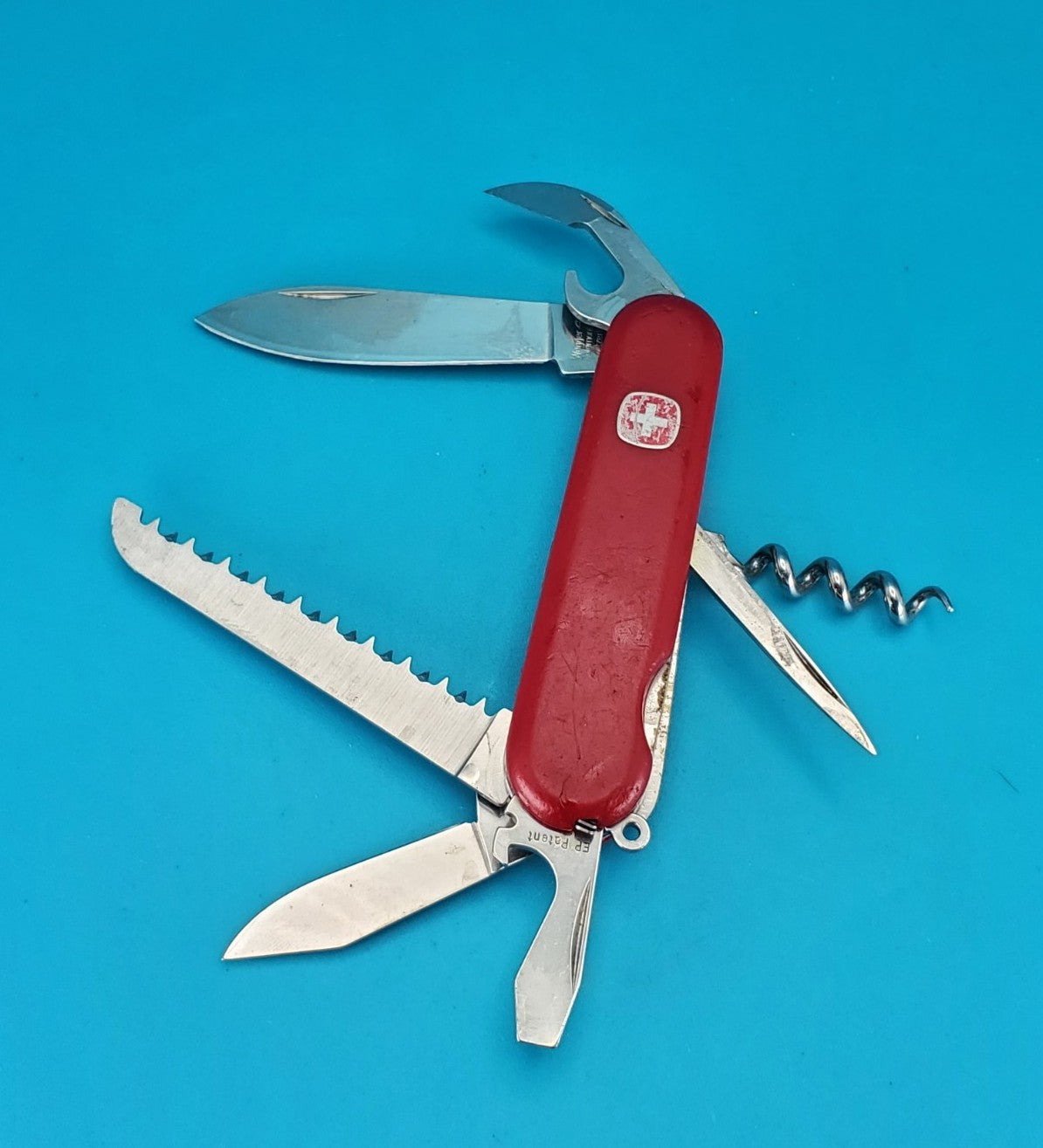 Wenger Backpacker 2 Red Swiss Army Knife Multi Tool!