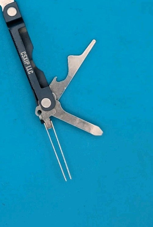 Leatherman Micra Multi-Tool, Knife, Scissors, Key Ring, Blue! CSXIP SECURE DATA