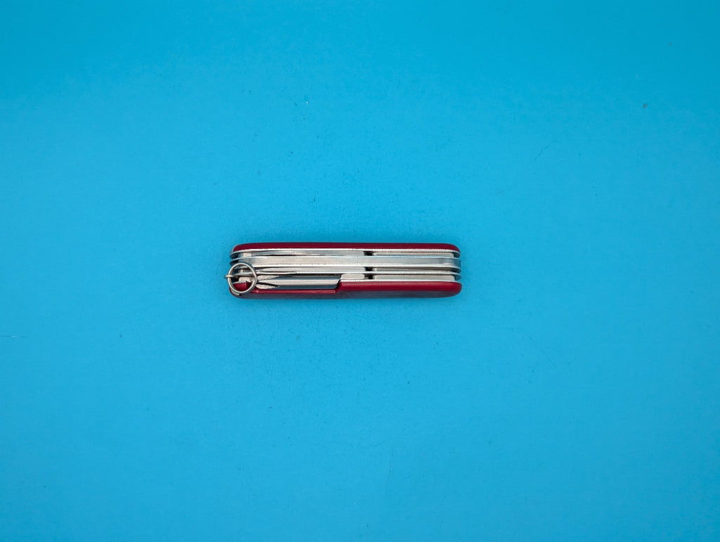 Victorinox Vintage Grand Prix Red Swiss Army Knife Multi Tool!