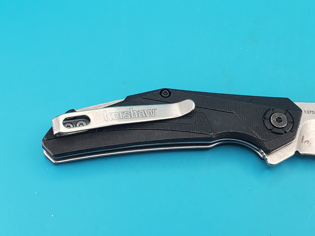 Kershaw Knives Camshaft Liner Lock 1370 4Cr13 Stainless Black Nylon