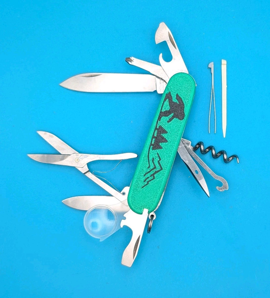 Custom Victorinox Explorer Swiss Army Knife Multi Tool!