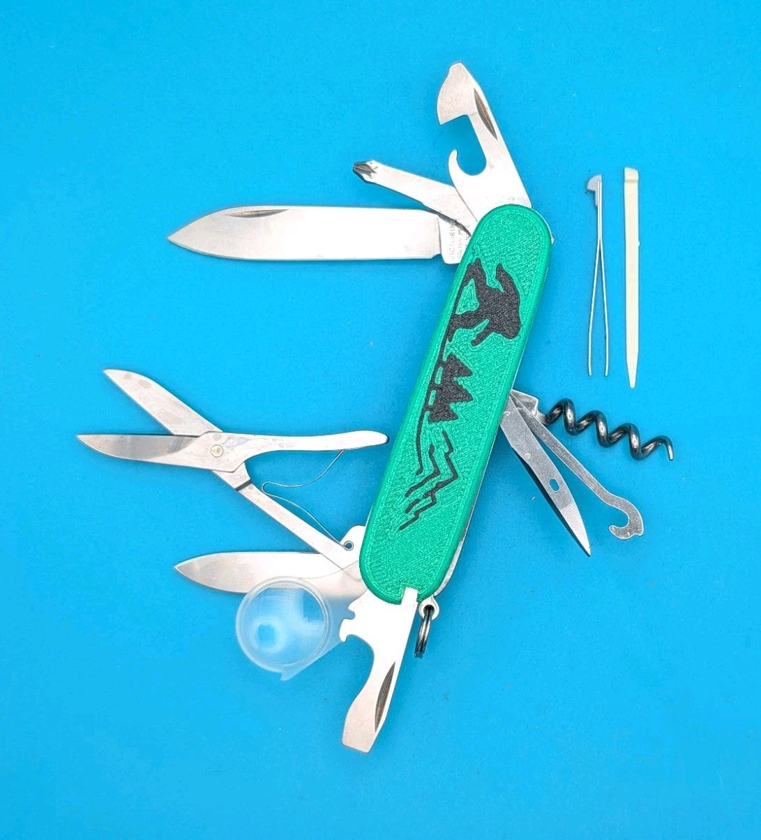 Custom Victorinox Explorer Swiss Army Knife Multi Tool!