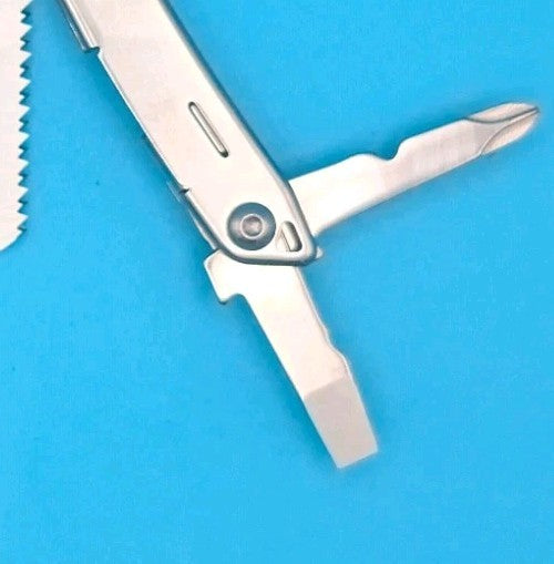 Leatherman Sidekick Multi-Tool, Knife, Pliers, Saw, Stainless with Sheath